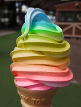 可可贝罗意式休闲食品加盟品牌产品彩虹冰淇淋